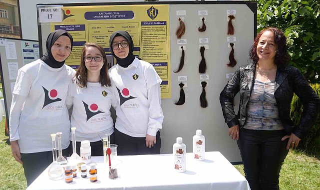Lise öğrencileri yaptı: Taşköprü sarımsağı ve kanlıca mantarından üretilen şampuan saç rengini değiştiriyor