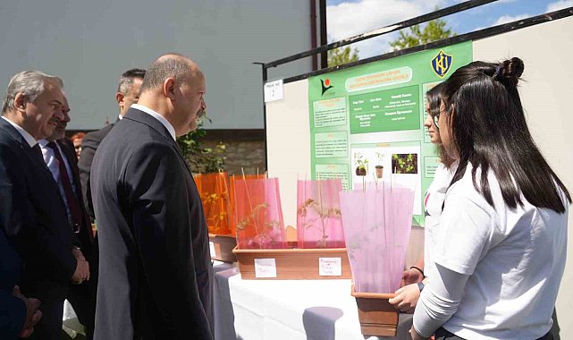 Lise öğrencilerin deneyi ortaya koydu: Naylon rengi serada verimi arttırıyor