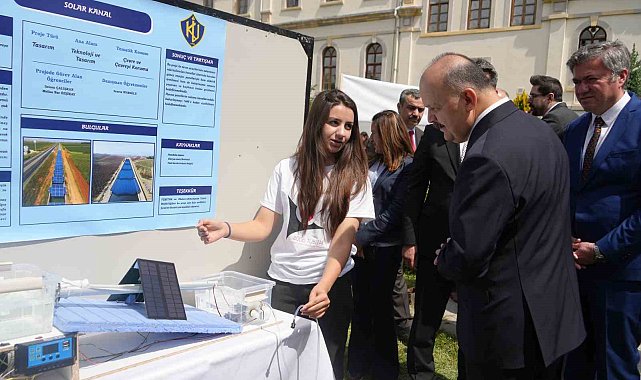 Lise öğrencilerinden önemli proje: Hem tarım alanları sulanacak hem de enerji üretilecek