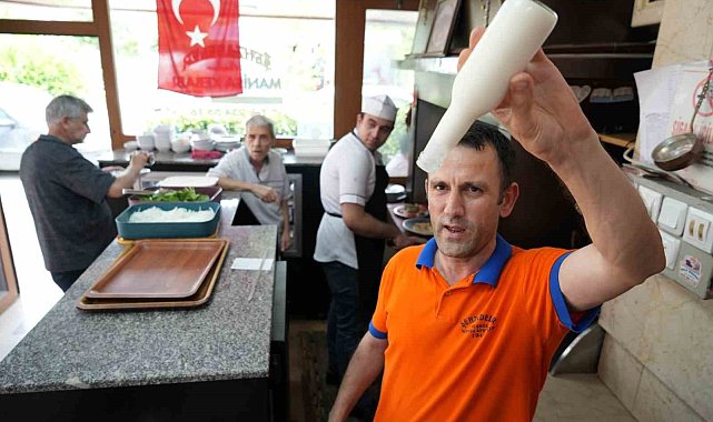 Manisa Kebabı'nın yeni ekürisi dökülmeyen ayran