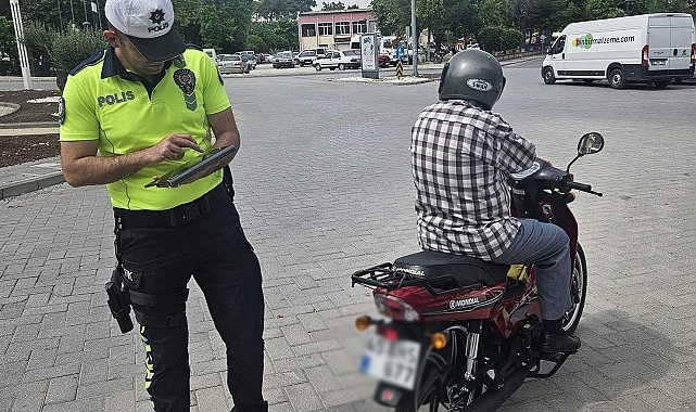 Manisa'da motosiklet denetimi: 985 bin lira cezai işlem uygulandı
