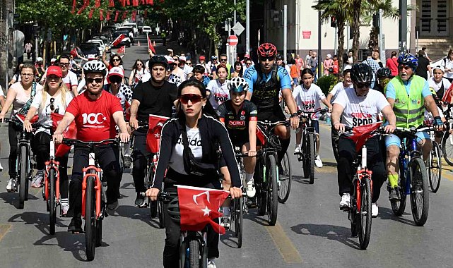 Manisa'da pedallar 19 Mayıs için çevrildi