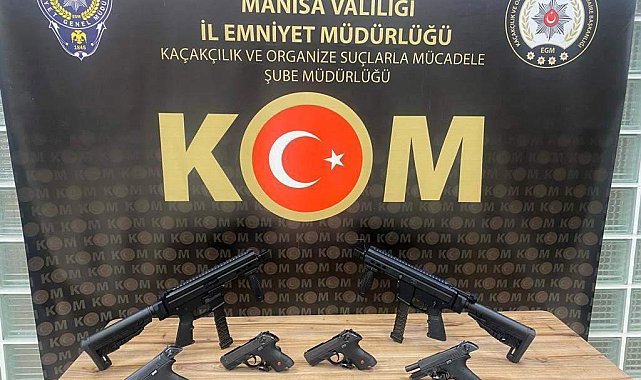 Manisa'da silah ticareti suçundan 2 gözaltı