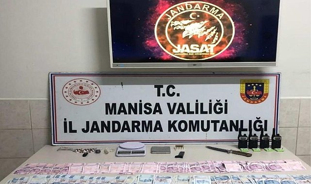 Manisa'dan jandarmadan uyuşturucuya darbe