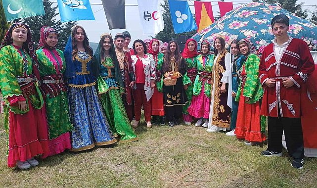 Manyas'ta unutulmaya yüz tutmuş Orta Asya gelenekleri tanıtıldı
