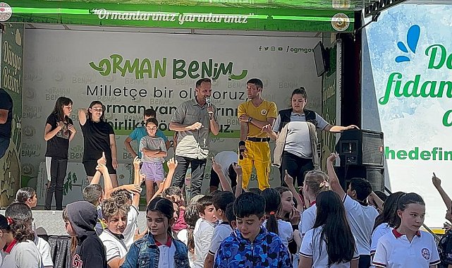 Marmarisli öğrenciler 'orman benim 'projesi ile buluştu