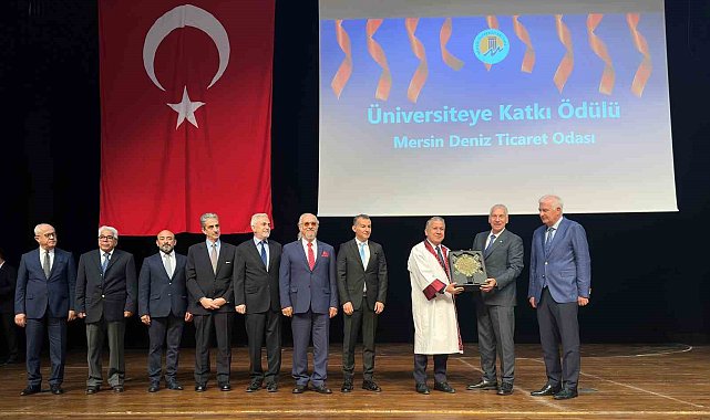 MDTO'na 'Üniversiteye Katkı Ödülü' verildi