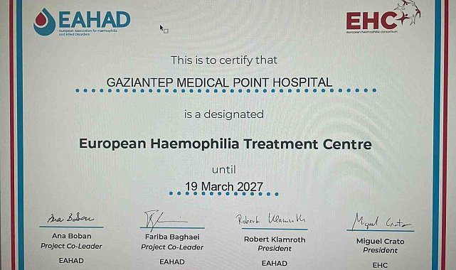 Medical Point Hastanesi'nde hemofili tedavisinde yeni bir adım
