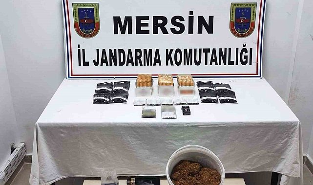 Mersin'de kaçak makaron operasyonu: 2 gözaltı