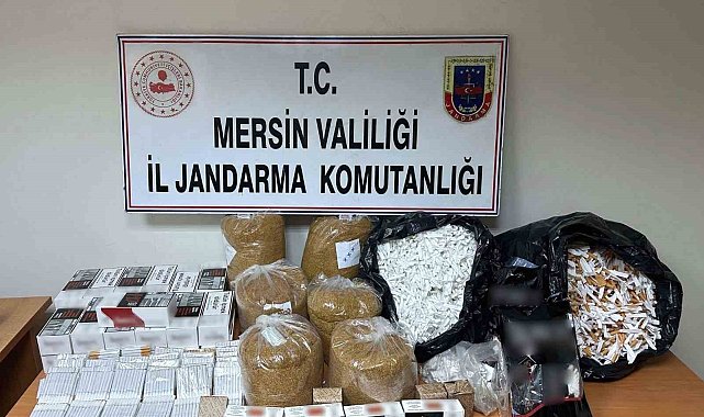 Mersin'de kaçak sigara ticareti yapan 3 şüpheli yakalandı