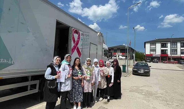 Mobil kanser tarama tırı köy köy geziyor