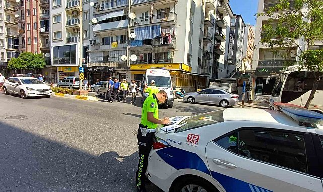 Motosikletle otomobil çarpıştı: 1 yaralı