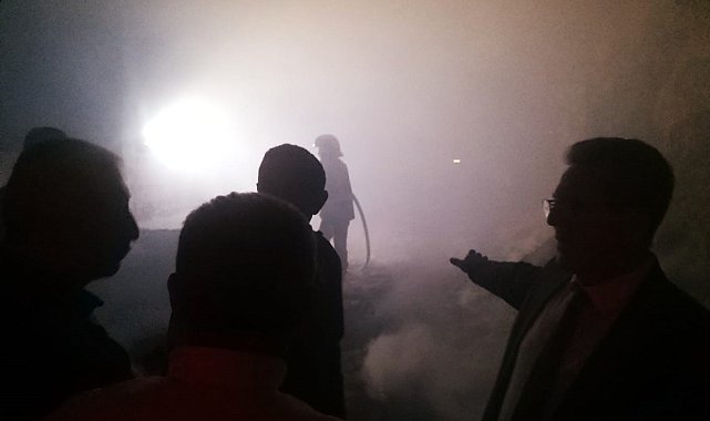 Nazilli Belediyesi, yangın söndürme çalışmalarına destek verdi