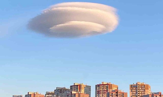 Niğde'de mercek bulutu oluştu