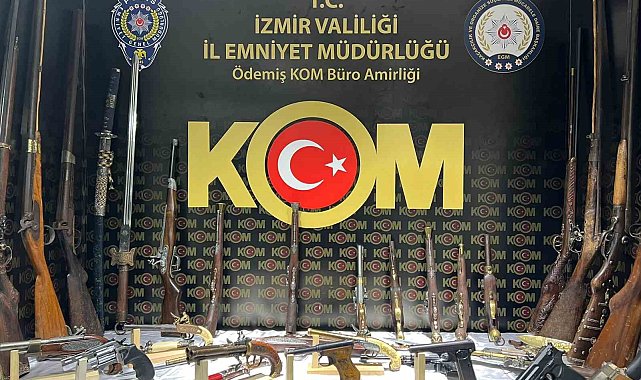 Ödemiş'teki yasa dışı silah ticareti operasyonunda 1 gözaltı