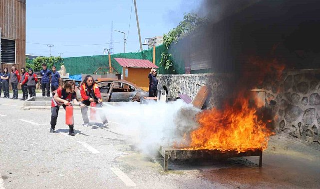 Ordu İtfaiyesi, geleceğin itfaiyecilerini yetiştiriyor