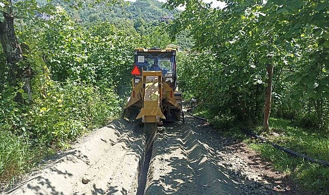 Ordu'da içme suyu hattı yenileme çalışmaları sürüyor