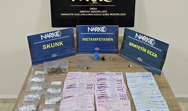 Ordu'da uyuşturucu operasyonunda 2 tutuklama
