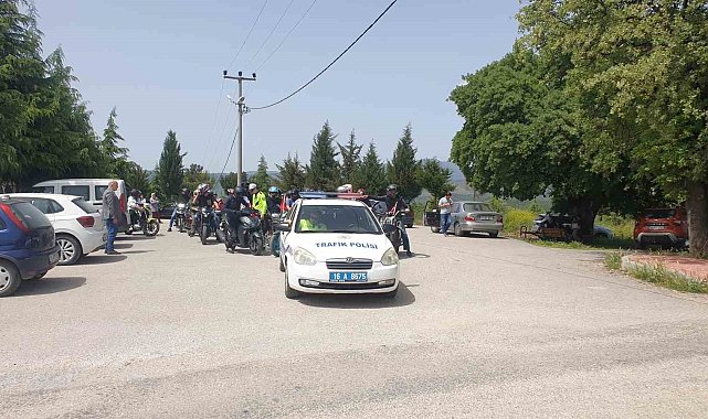 Orhaneli'nde 19 Mayıs etkinlikleri kapsamında motosiklet turu yapıldı