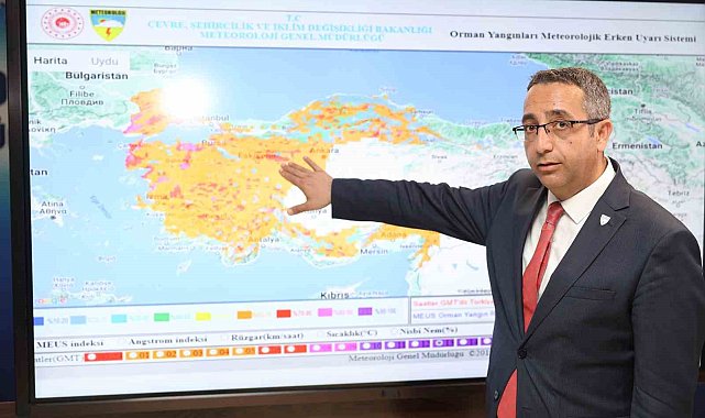 Orman yangını riskine karşı erken uyarı sistemi 'MEUS' devrede