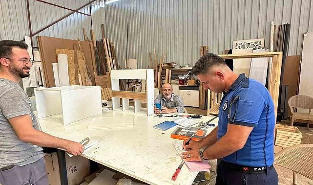 Ortaca'da zabıta ekiplerinden denetim