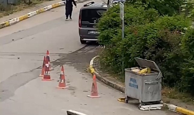 Pendik&#039;te genç kadın ailesine sinirlendi, hıncını mahalledeki araçlardan çıkardı