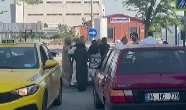 Pendik'te turistlerin taksiciyle 'taksimetre çok yazdı' kavgası
