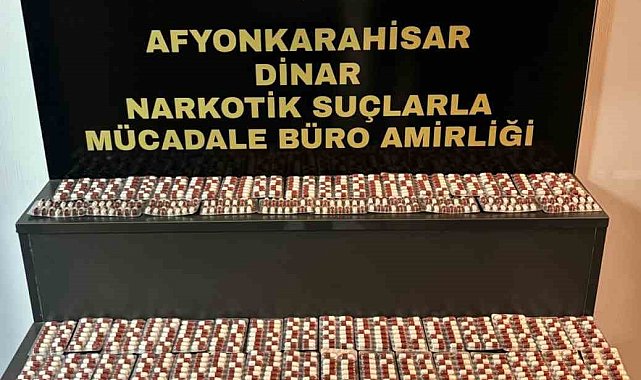 Polis bin 171 adet uyuşturucu hap ele geçirdi
