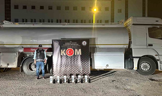 Polis ekiplerince 17 bin 785 litre kaçakkarışımlı akaryakıt ve 1 şüpheli yakalandı