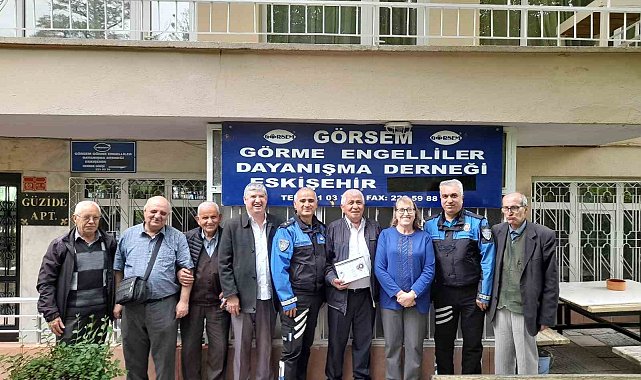 Polis ekiplerinden engelli vatandaşlara ziyaret