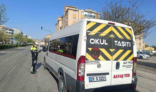 Polis ve jandarma ekiplerinden okul çevreleri ile servislere yönelik denetim