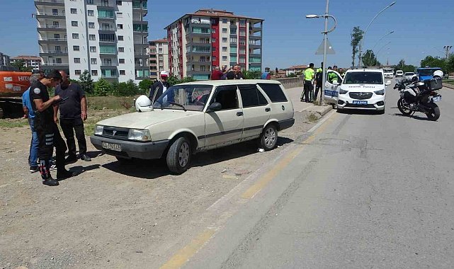 Polise saldıran sürücü gözaltına alındı