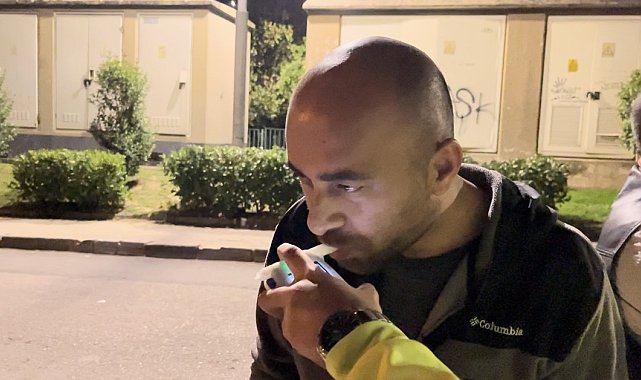 Polisin sabır sınavı kamerada