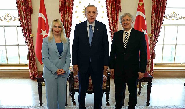 Prof. Özkan çifti Cumhurbaşkanı Erdoğan'la görüştü