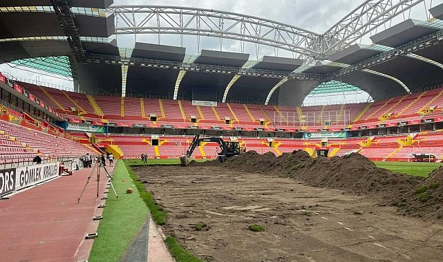 RHG Enertürk Enerji Stadı'nın zemini yenileniyor