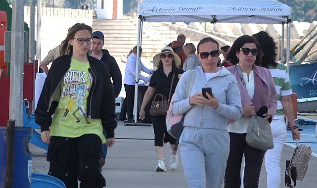 Rus turistler ''41 kere maşallah'' dedirtti