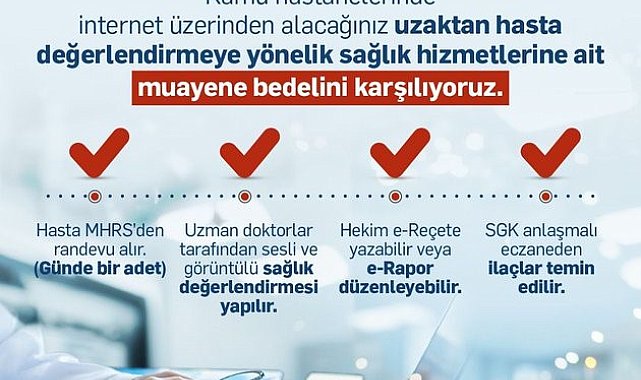 Sağlık hizmetlerinde yeni dönem: Uzaktan muayene artık SGK kapsamında