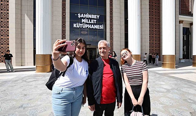 Şahinbey Belediyesi Millet Kütüphanesi'ne yoğun ilgi