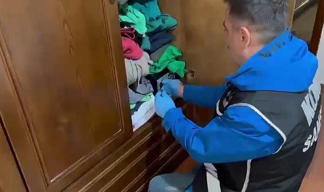 Samsun'da evinde silah ve mermi ele geçirilen şahıs gözaltına alındı