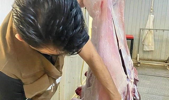 Sarıgöl mezbahasında denetim