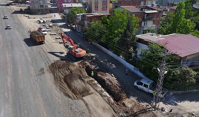 SASKİ'den Canik'e yağmur suyu hattı