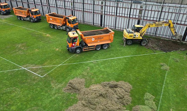 SBB, Samsunspor'un antrenman sahasını yeniliyor