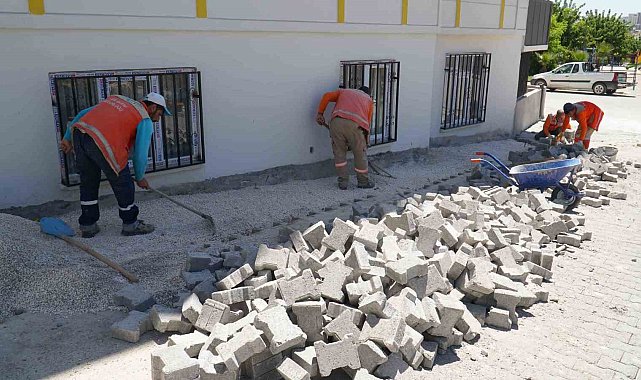 Şehir merkezindeki yollar yenileniyor