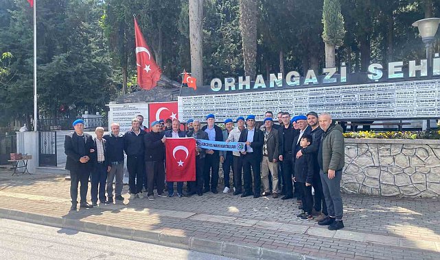 Şehit arkadaşlarını unutmadılar