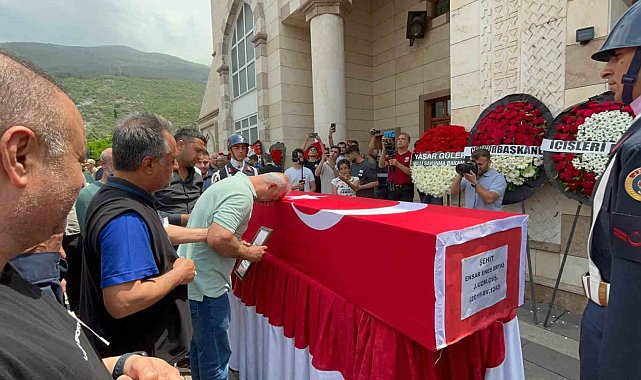 Şehit Uzman Çavuş Ertaş'a hüzünlü veda