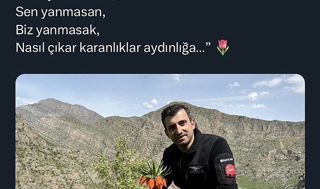 Selçuk Bayraktar terör destekçilerine şiirle cevap verdi