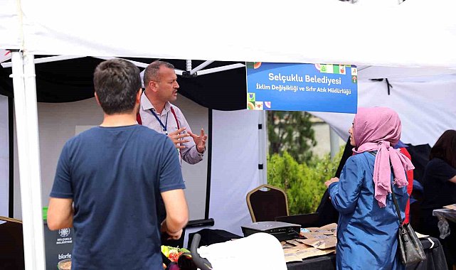 Selçuklu Belediyesi SERAFEST'te kompost üretimini anlattı
