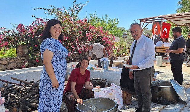 Seydikemer Karadere İlkokulu'ndan keşkek günü düzenlendi