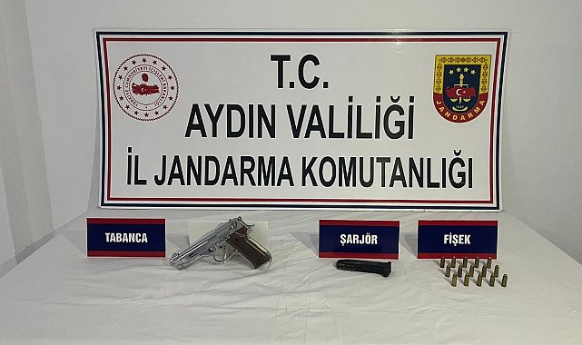 Silahını araziye fırlattı, jandarmanın dikkatinden kaçamadı