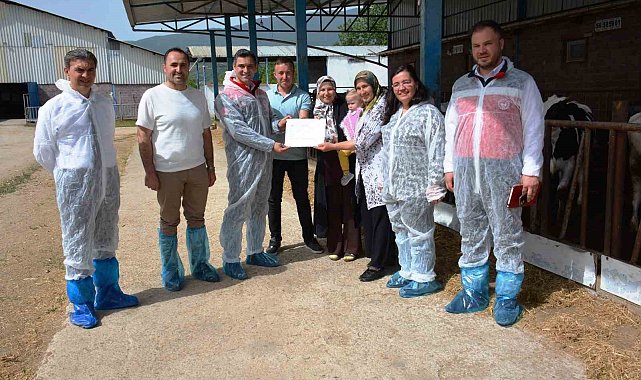 Simav'da 'ilk hastalıktan ari işletmesi' sertifikalandırıldı